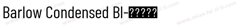 Barlow Condensed Bl字体转换